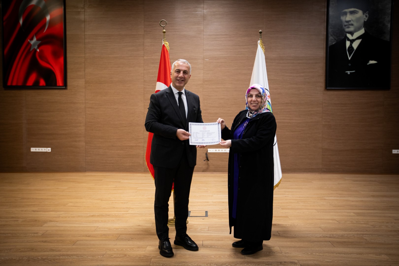 BAŞKAN BABAOĞLU, TEKSTİL ATÖLYESİ SERTİFİKA TÖRENİNE KATILDI